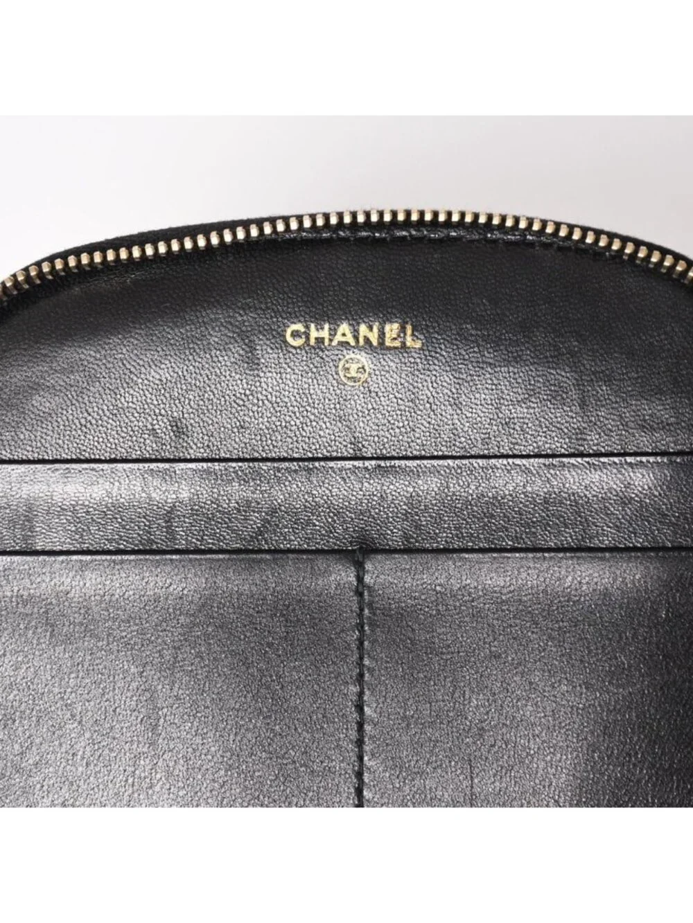 Chanel New Travel Line Multi Pouch CD Case Black CC Logo Nylon Jacquard Fabric